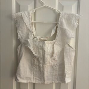 Off white colored top